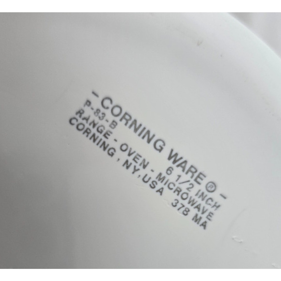 Corning Ware Blue Cornflower 6.5" Pan w/ Handle P-83-B & 1 L Baking Dish - Picture 7 of 16